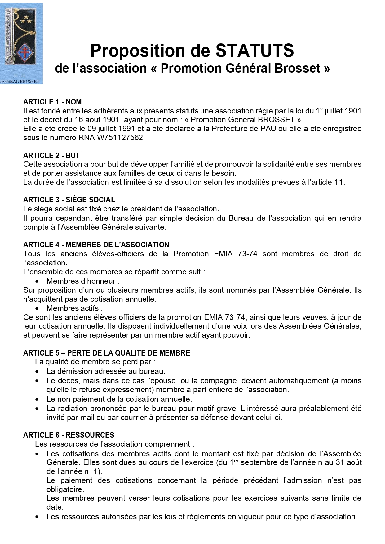 Proposition de STATUTS en date du 04 09 2024 page 0001